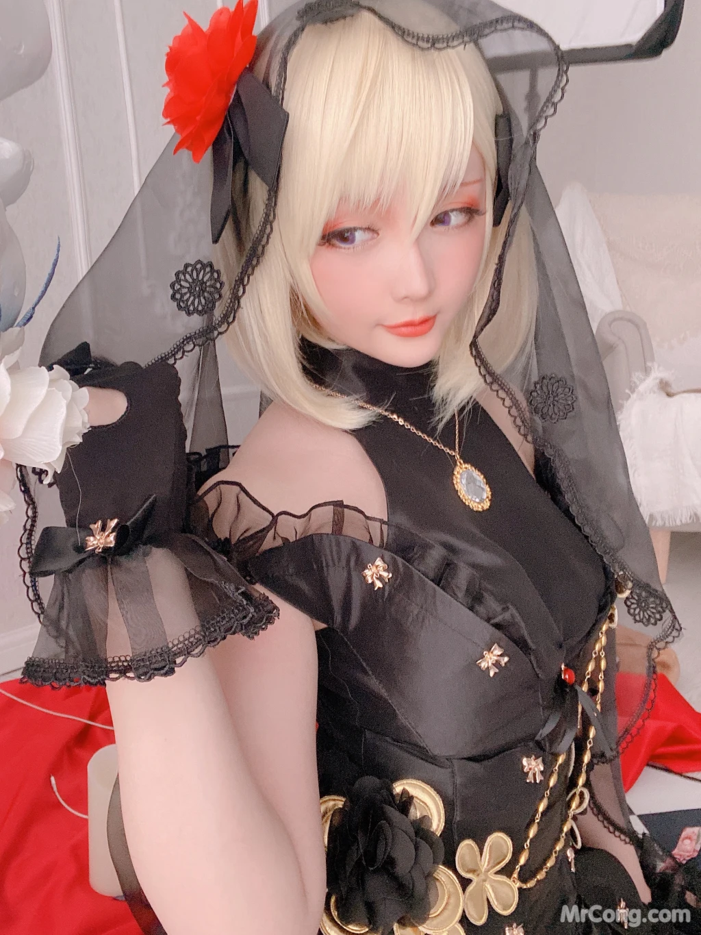 Coser@星之迟迟Hoshilily: 斯卡哈同人&Z23婚纱 (150 photos + 1 video) – Page 5