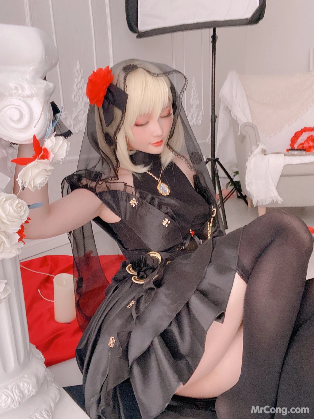Coser@星之迟迟Hoshilily: 斯卡哈同人&Z23婚纱 (150 photos + 1 video) – Page 5