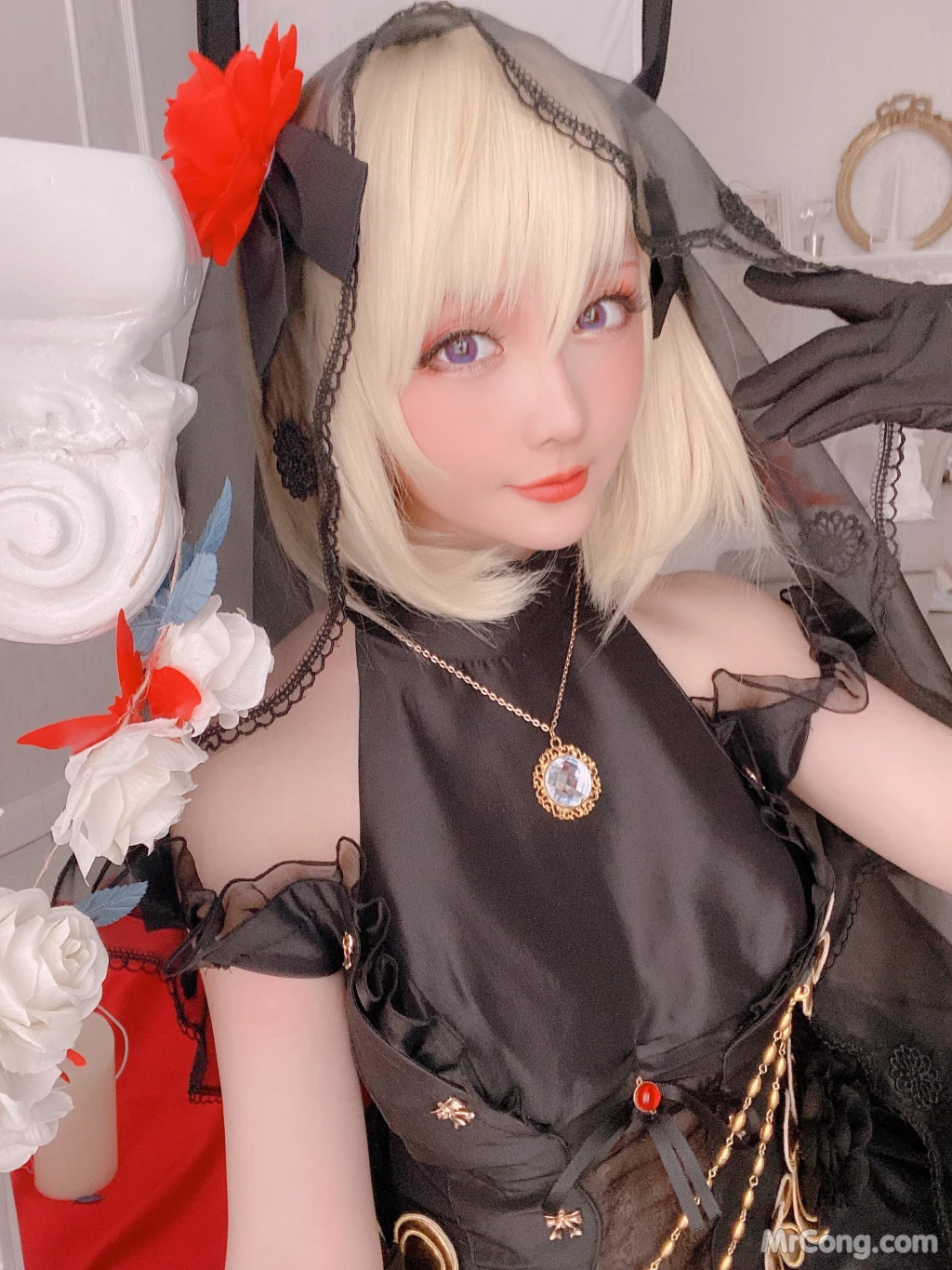 Coser@星之迟迟Hoshilily: 斯卡哈同人&Z23婚纱 (150 photos + 1 video) – Page 5