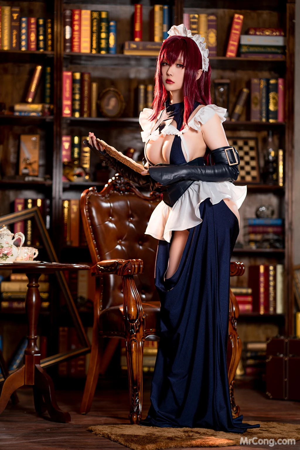 Coser@星之迟迟Hoshilily: 斯卡哈同人&Z23婚纱 (150 photos + 1 video) – Page 12