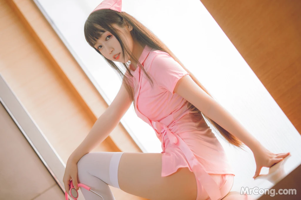 Coser@不呆猫: 粉红护士 (42 photos) – Page 4