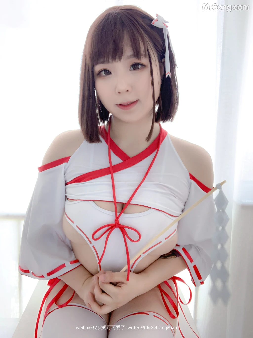 Coser@皮皮奶可可爱了啦: 高叉巫女 (73 photos + 1 video) – Page 2