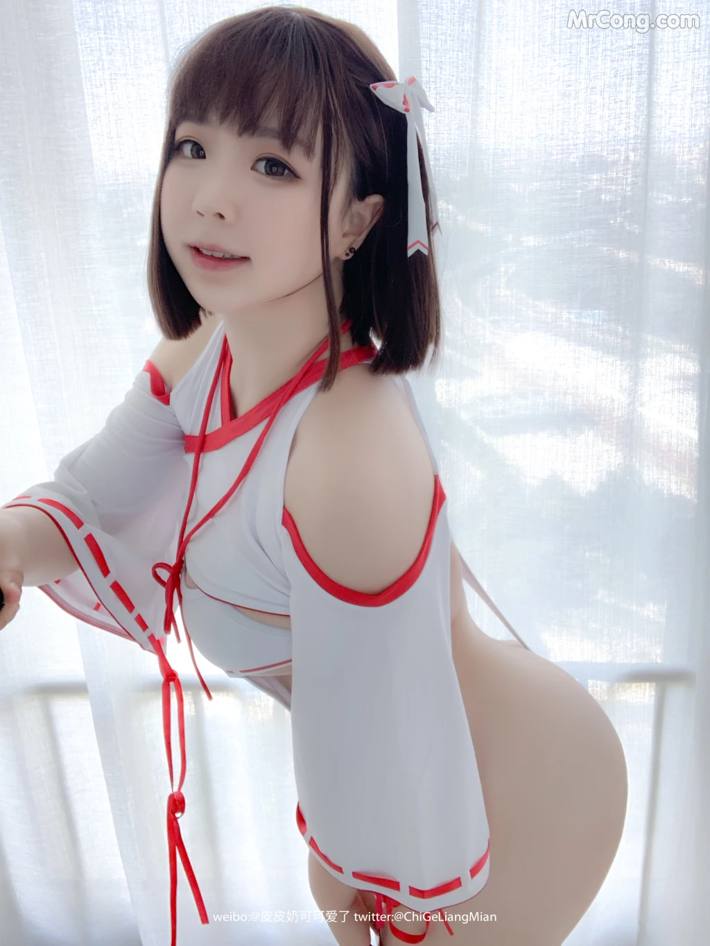 Coser@皮皮奶可可爱了啦: 高叉巫女 (73 photos + 1 video) – Page 6