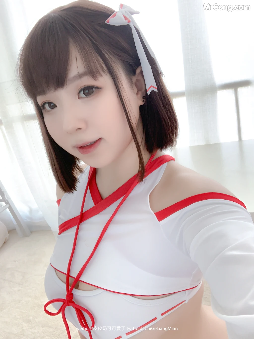 Coser@皮皮奶可可爱了啦: 高叉巫女 (73 photos + 1 video) – Page 7