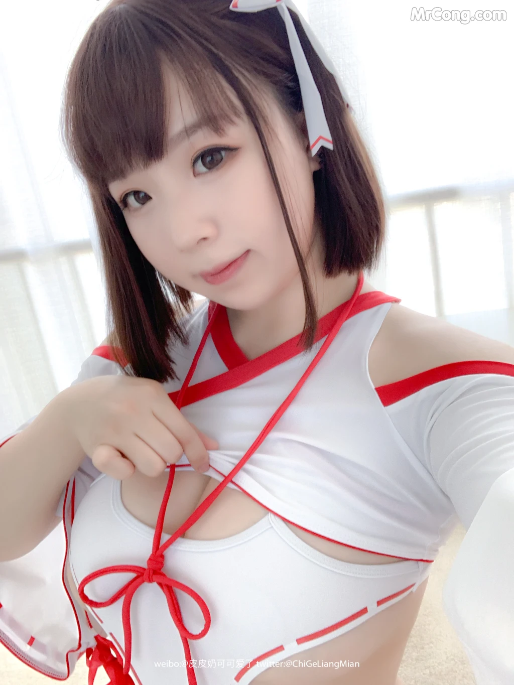 Coser@皮皮奶可可爱了啦: 高叉巫女 (73 photos + 1 video) – Page 8