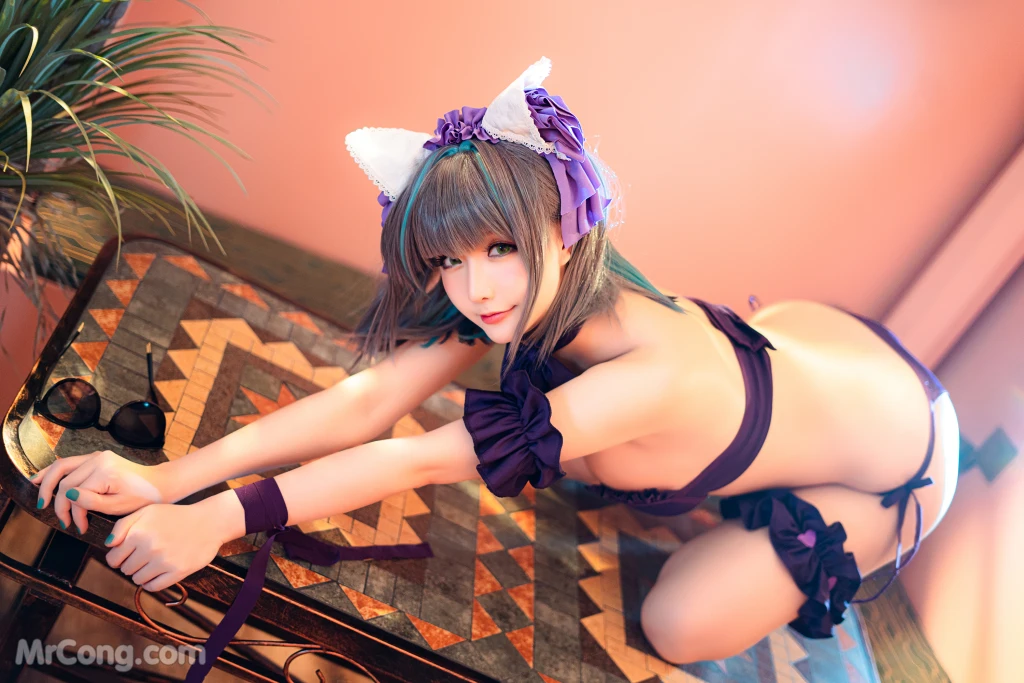 Coser@星之迟迟Hoshilily: 柴郡泳装 (35 photos) – Page 3