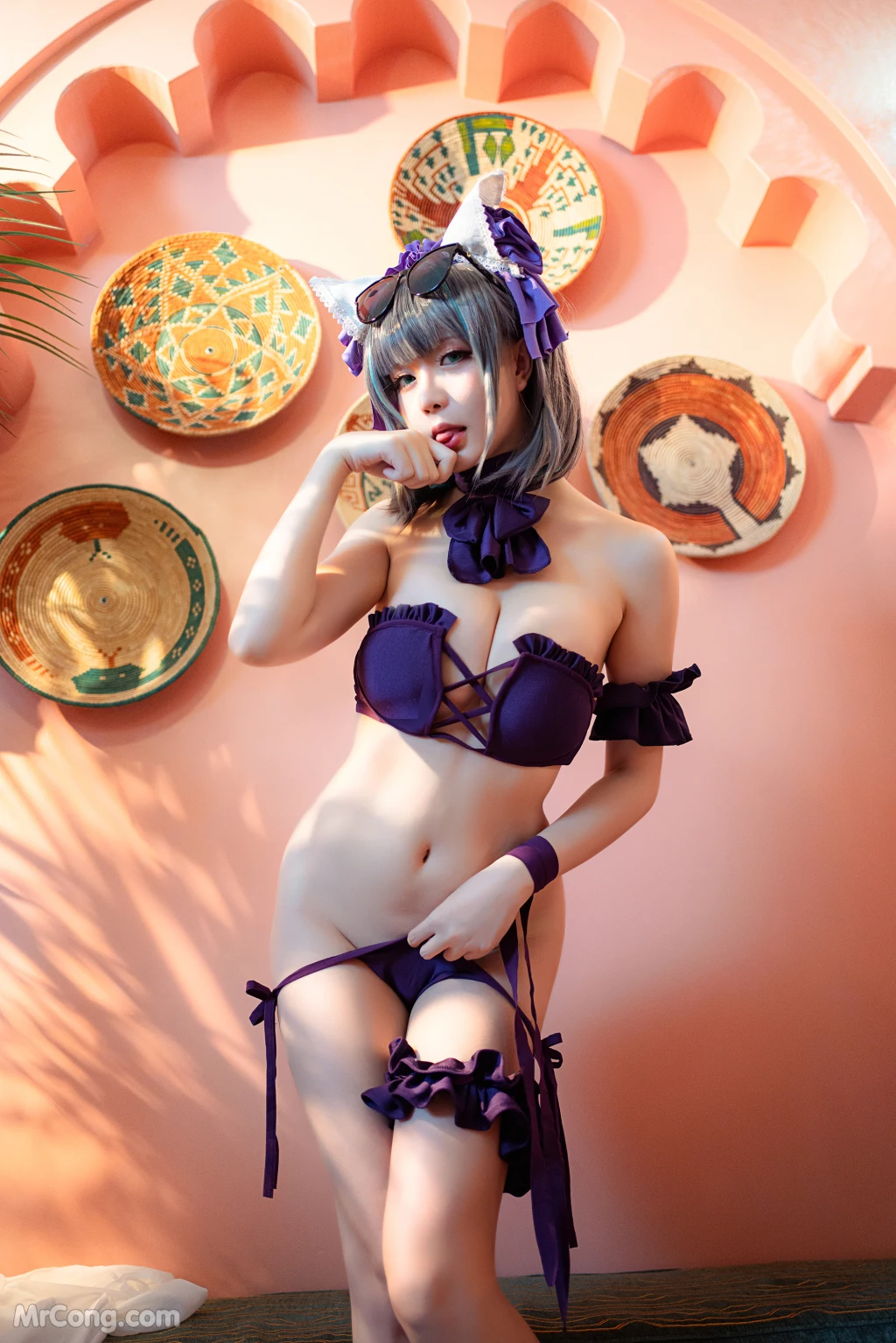 Coser@星之迟迟Hoshilily: 柴郡泳装 (35 photos) – Page 3