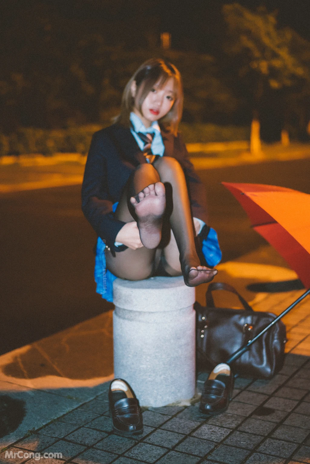 Coser@柒柒要乖哦: 深夜公园JK (35 photos) – Page 2