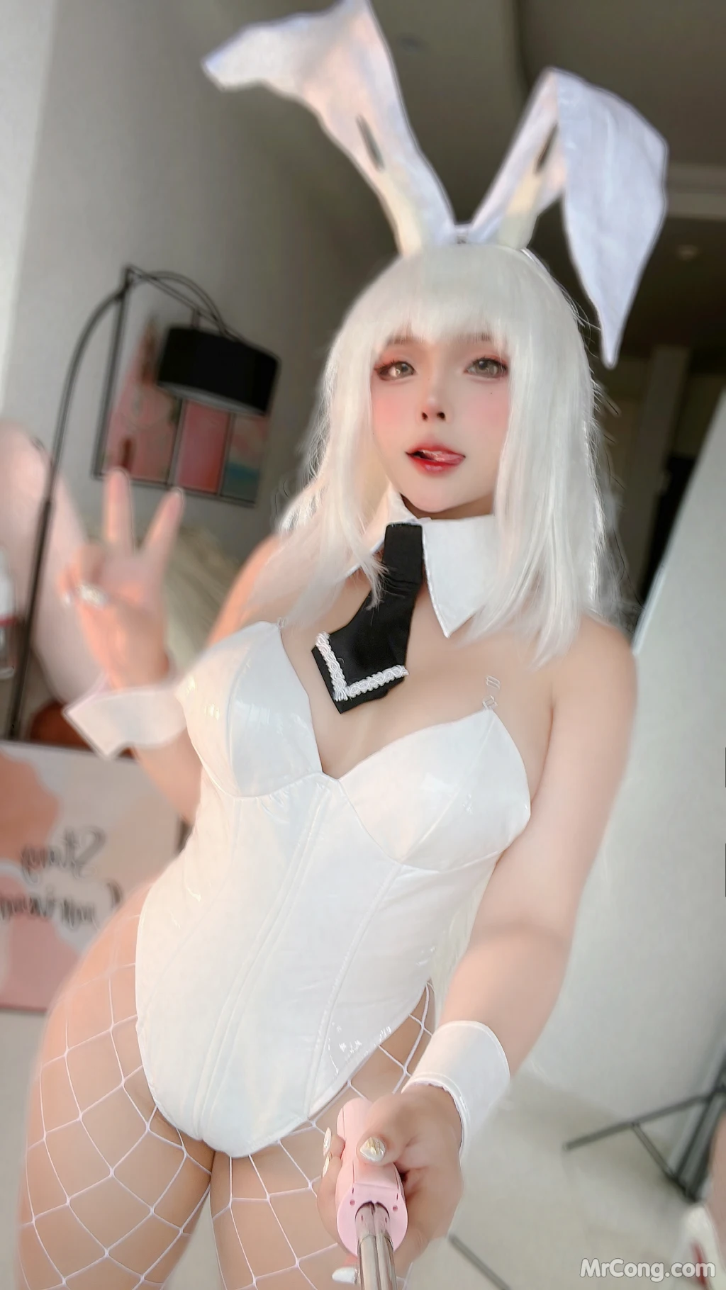 Coser@Sayo Momo: NIKKE Naughty Oil Bunny (56 photos) – Page 5