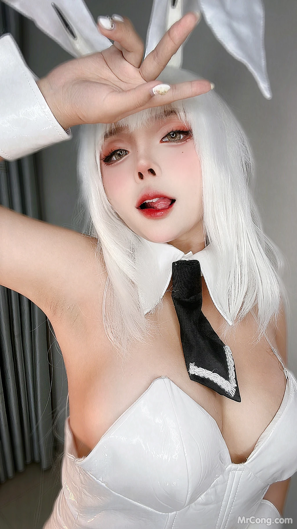 Coser@Sayo Momo: NIKKE Naughty Oil Bunny (56 photos) – Page 6