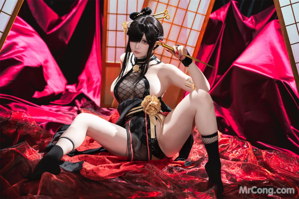 Coser@星之迟迟Hoshilily: 圣诞节 约尔 同人和风战斗服 (78 photos) – Page 3