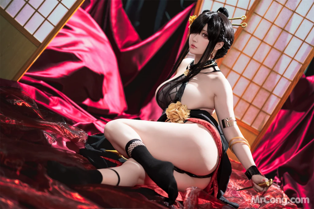 Coser@星之迟迟Hoshilily: 圣诞节 约尔 同人和风战斗服 (78 photos) – Page 4