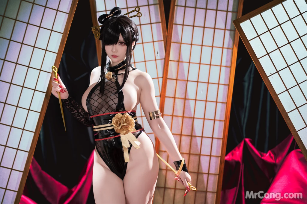 Coser@星之迟迟Hoshilily: 圣诞节 约尔 同人和风战斗服 (78 photos) – Page 5