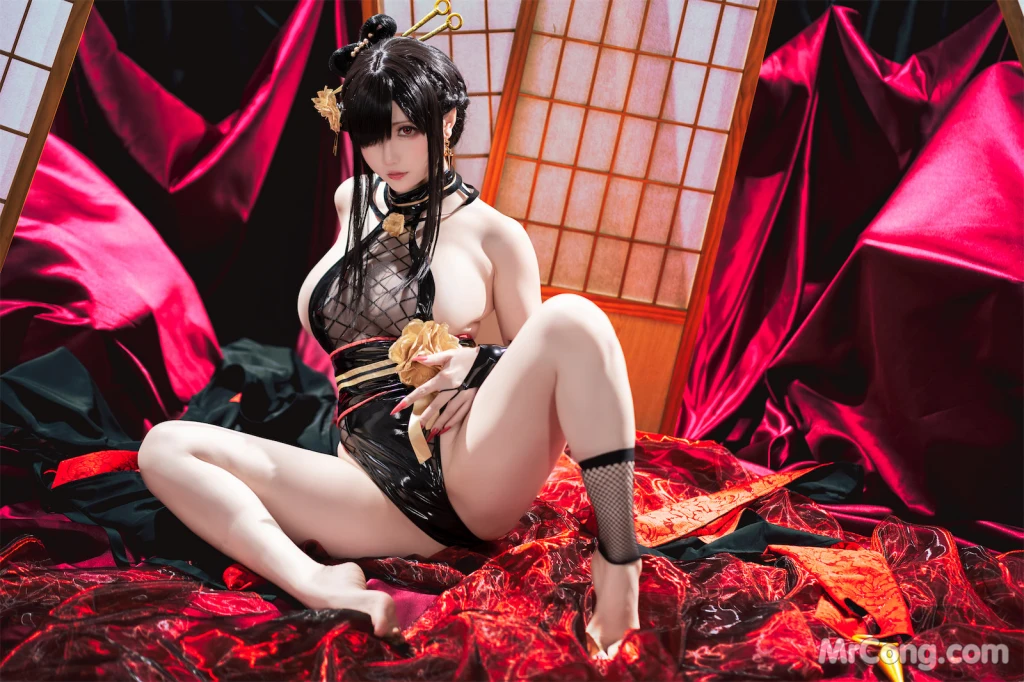 Coser@星之迟迟Hoshilily: 圣诞节 约尔 同人和风战斗服 (78 photos) – Page 6