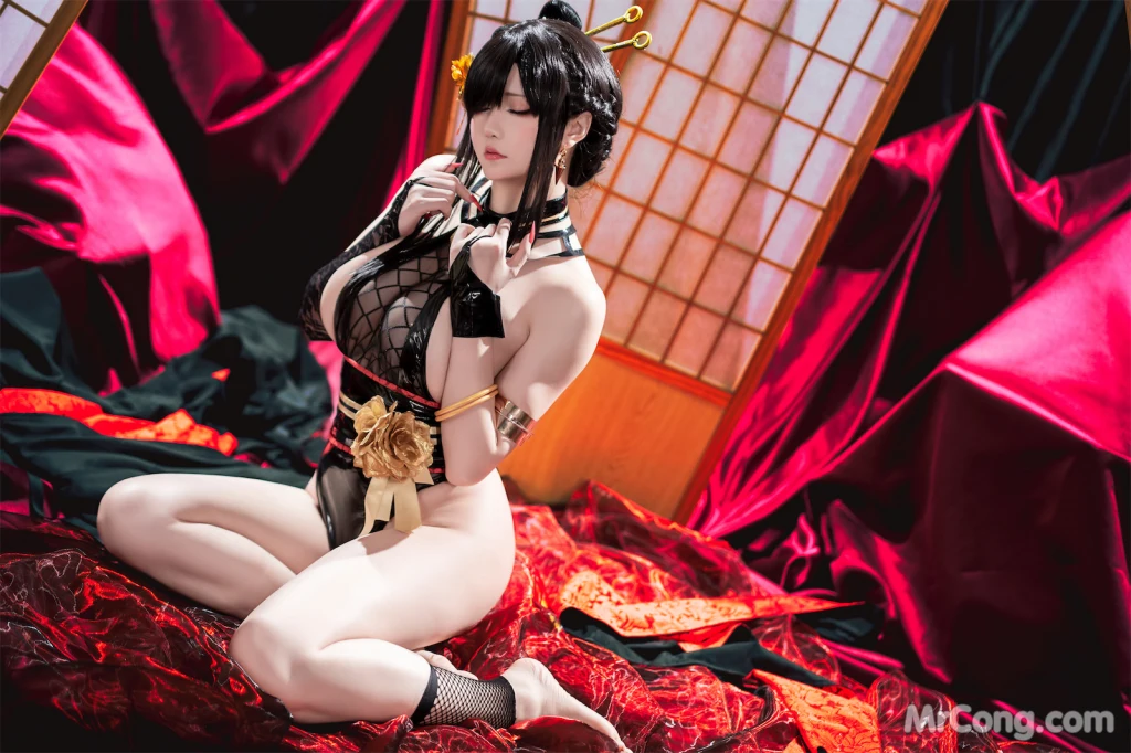 Coser@星之迟迟Hoshilily: 圣诞节 约尔 同人和风战斗服 (78 photos) – Page 6