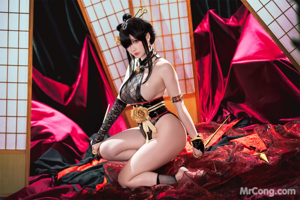 Coser@星之迟迟Hoshilily: 圣诞节 约尔 同人和风战斗服 (78 photos) – Page 7