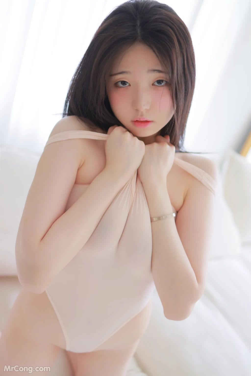 Yeon Woo (연우): White Bodysuit (92 photos + 4 videos) – Page 5