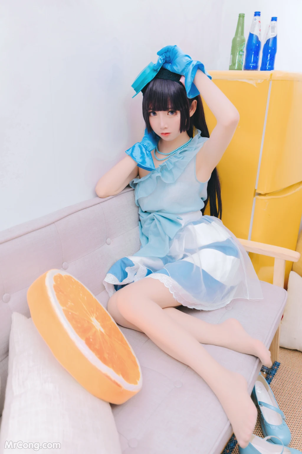 Coser@面饼仙儿 No.026: 黑猫打歌服 (12 photos)插图8
