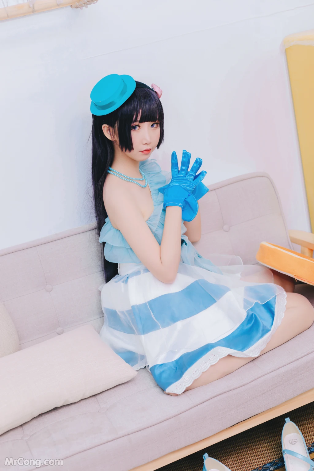 Coser@面饼仙儿 No.026: 黑猫打歌服 (12 photos) – Page 2
