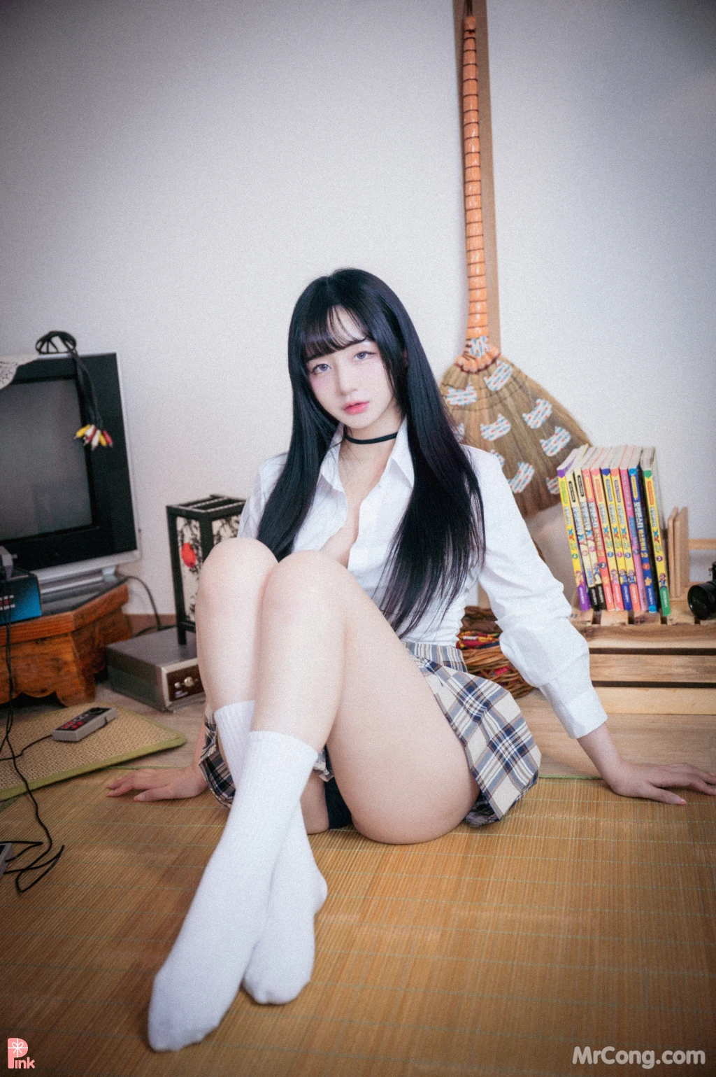 [PINK] Han Jina (한지나): 지나의 교복 생활 (Bright Ver) (59 photos) – Page 5
