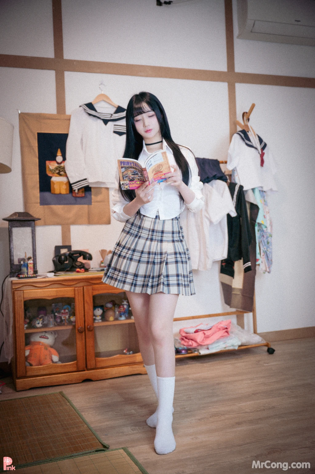 [PINK] Han Jina (한지나): 지나의 교복 생활 (Bright Ver) (59 photos) – Page 6