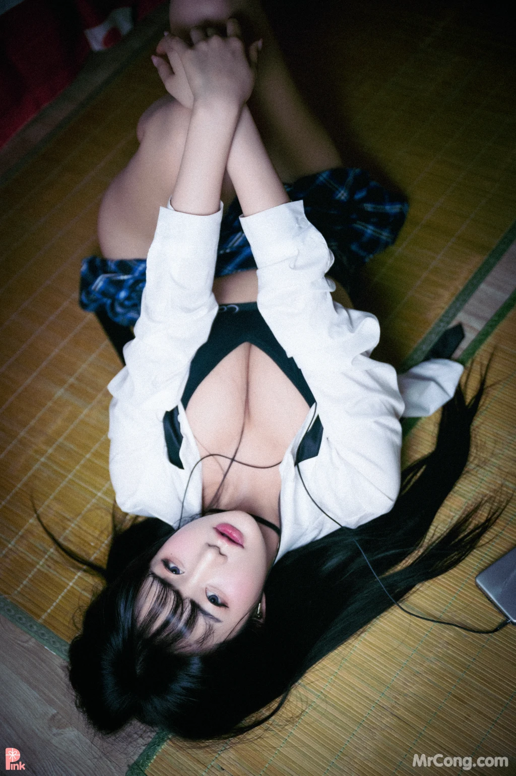 [PINK] Han Jina (한지나): 지나의 교복 생활 (Dark Ver) (54 photos) – Page 3