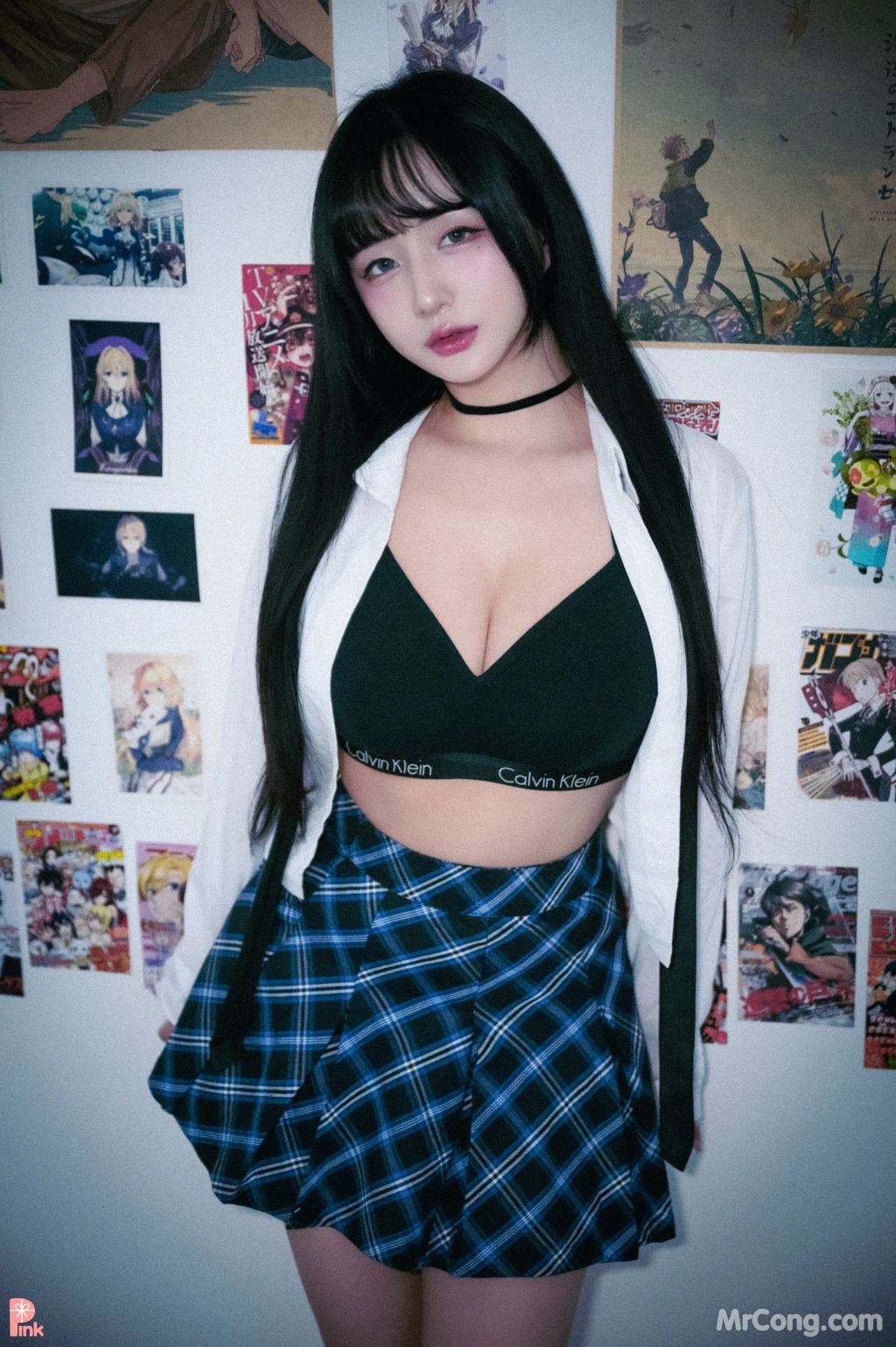 [PINK] Han Jina (한지나): 지나의 교복 생활 (Dark Ver) (54 photos) – Page 5