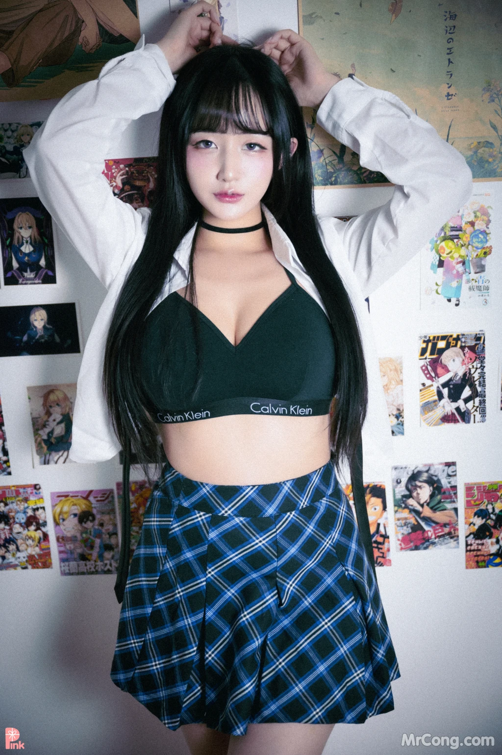 [PINK] Han Jina (한지나): 지나의 교복 생활 (Dark Ver) (54 photos) – Page 5