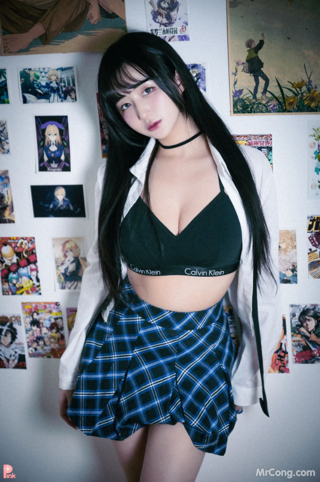 [PINK] Han Jina (한지나): 지나의 교복 생활 (Dark Ver) (54 photos) – Page 5