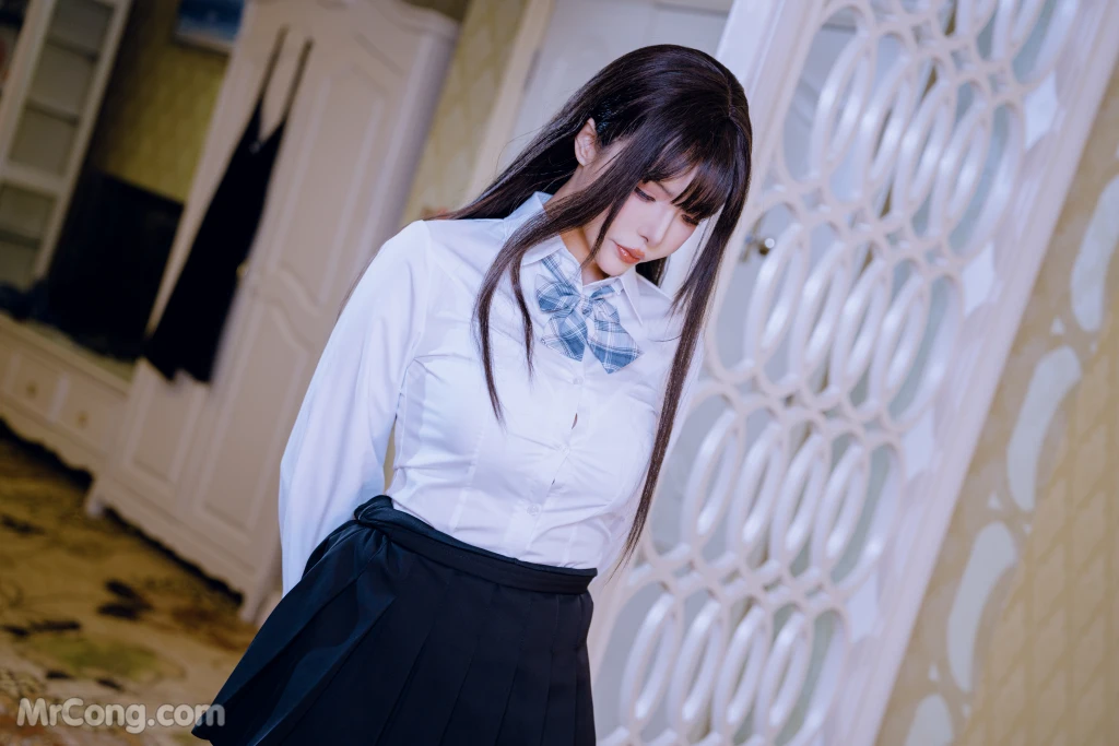 Coser@Xia Xiao Qiu Qiu Qiu (夏小秋秋秋) No.111: 清纯女友-堕 (115 photos + 1 video) – Page 3