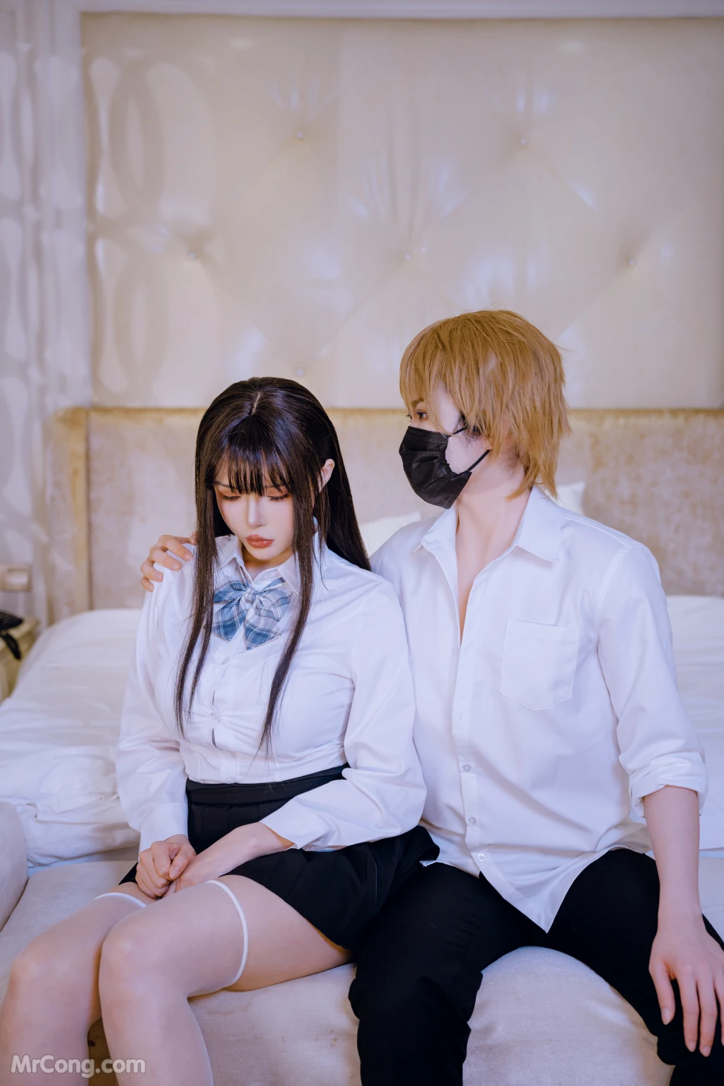 Coser@Xia Xiao Qiu Qiu Qiu (夏小秋秋秋) No.111: 清纯女友-堕 (115 photos + 1 video) – Page 3