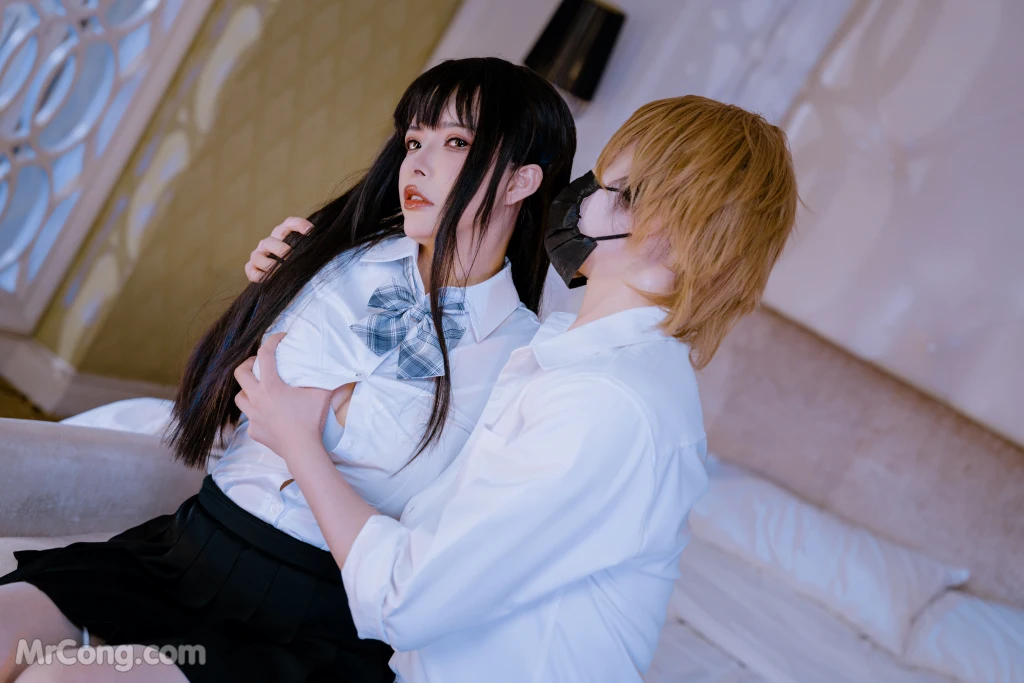 Coser@Xia Xiao Qiu Qiu Qiu (夏小秋秋秋) No.111: 清纯女友-堕 (115 photos + 1 video) – Page 4