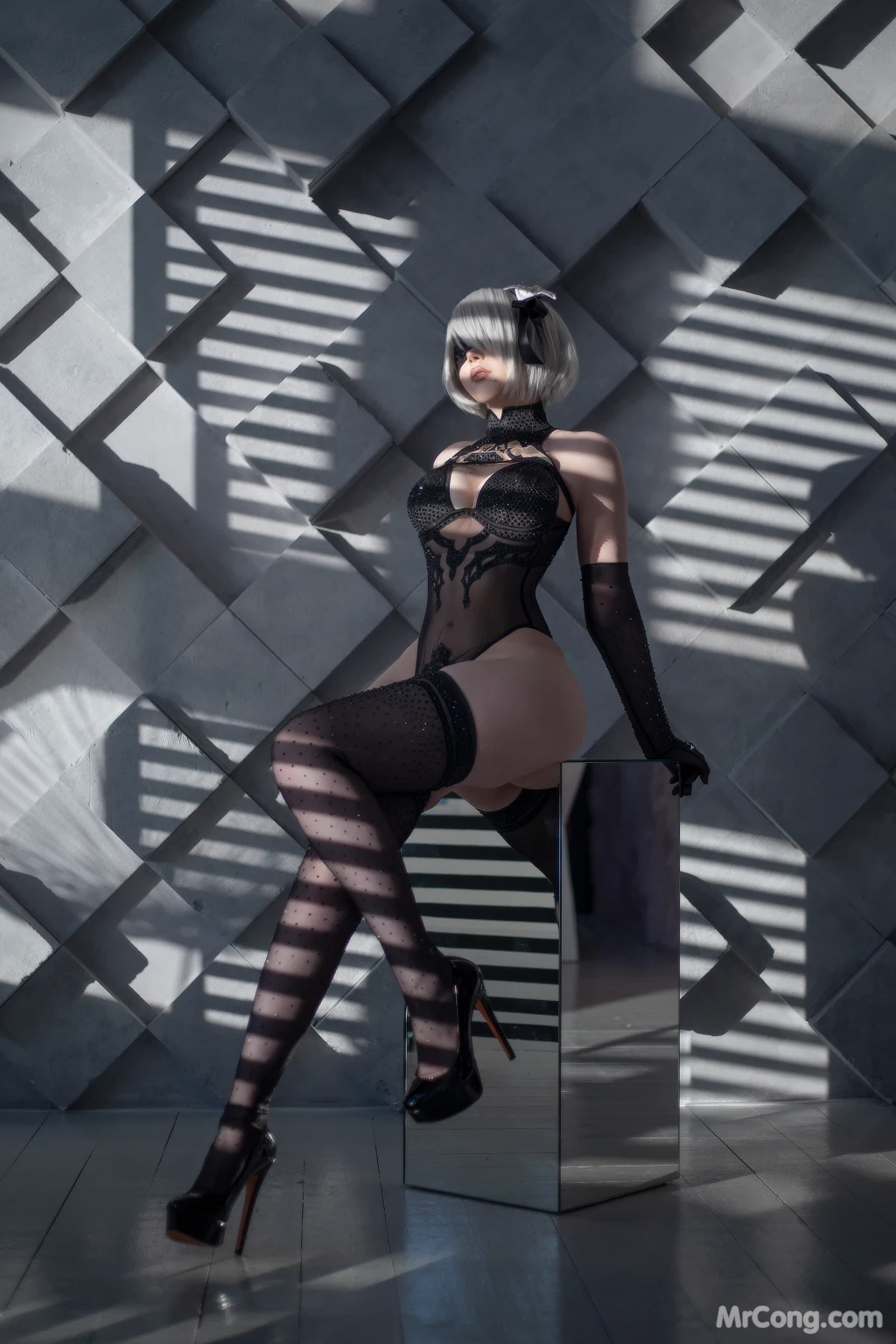 Coser@Sayathefox: 2B Cosplay + Lisa (16 photos)插图4