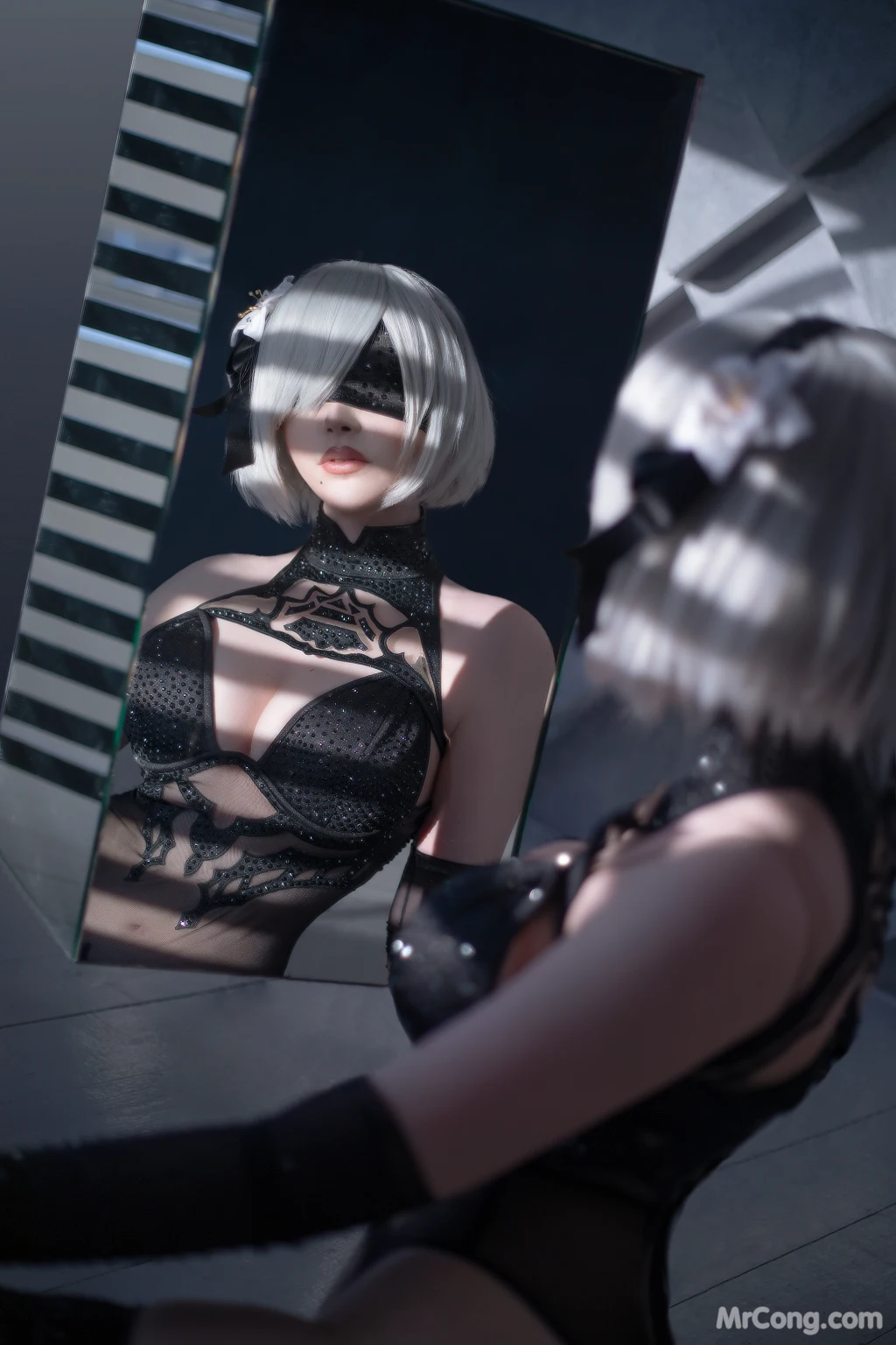 Coser@Sayathefox: 2B Cosplay + Lisa (16 photos)插图5