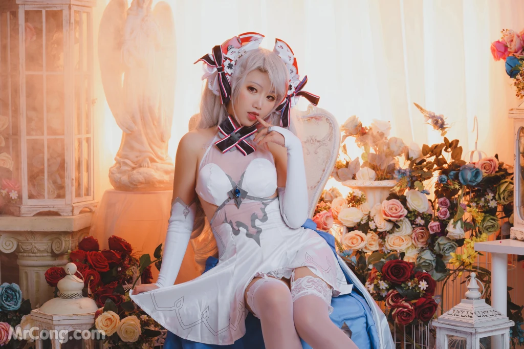 Coser@面饼仙儿 No.054: 欧根花嫁 (22 photos)插图6