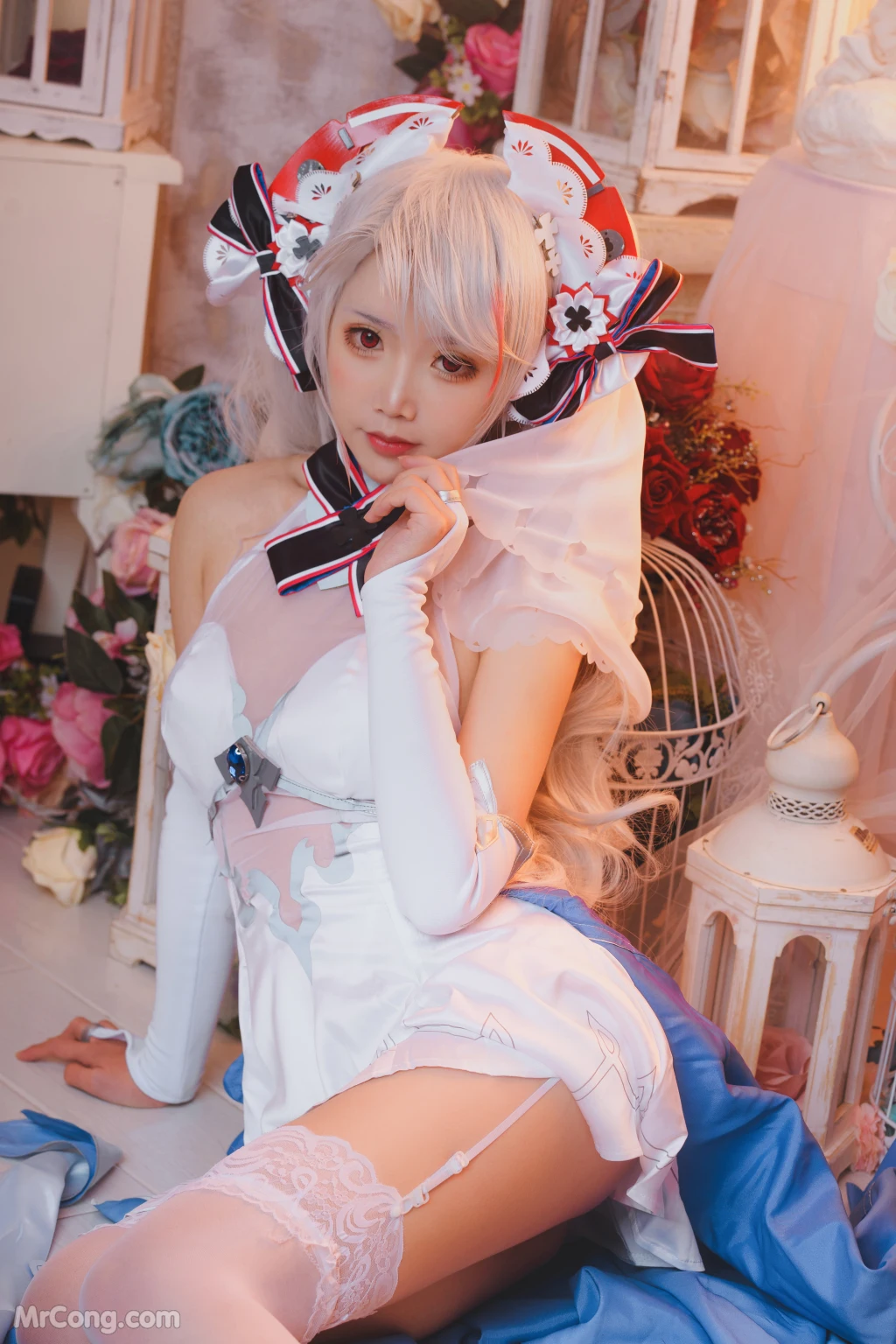 Coser@面饼仙儿 No.054: 欧根花嫁 (22 photos) – Page 2