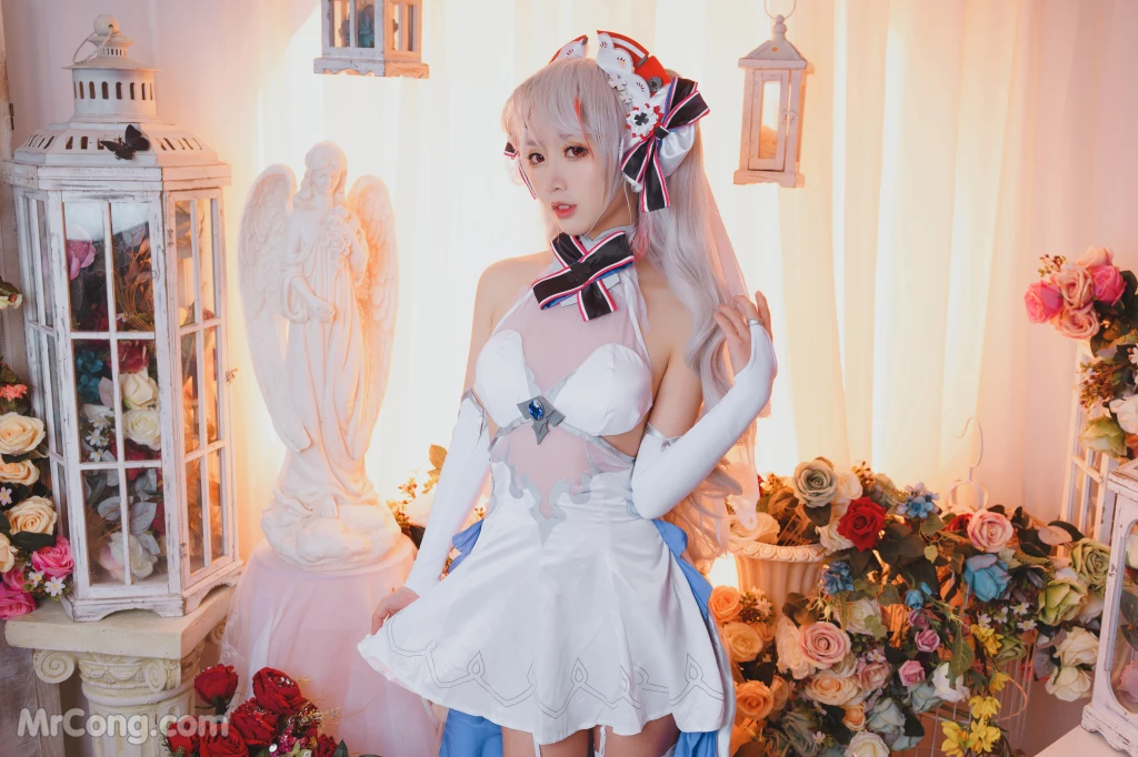 Coser@面饼仙儿 No.054: 欧根花嫁 (22 photos) – Page 2