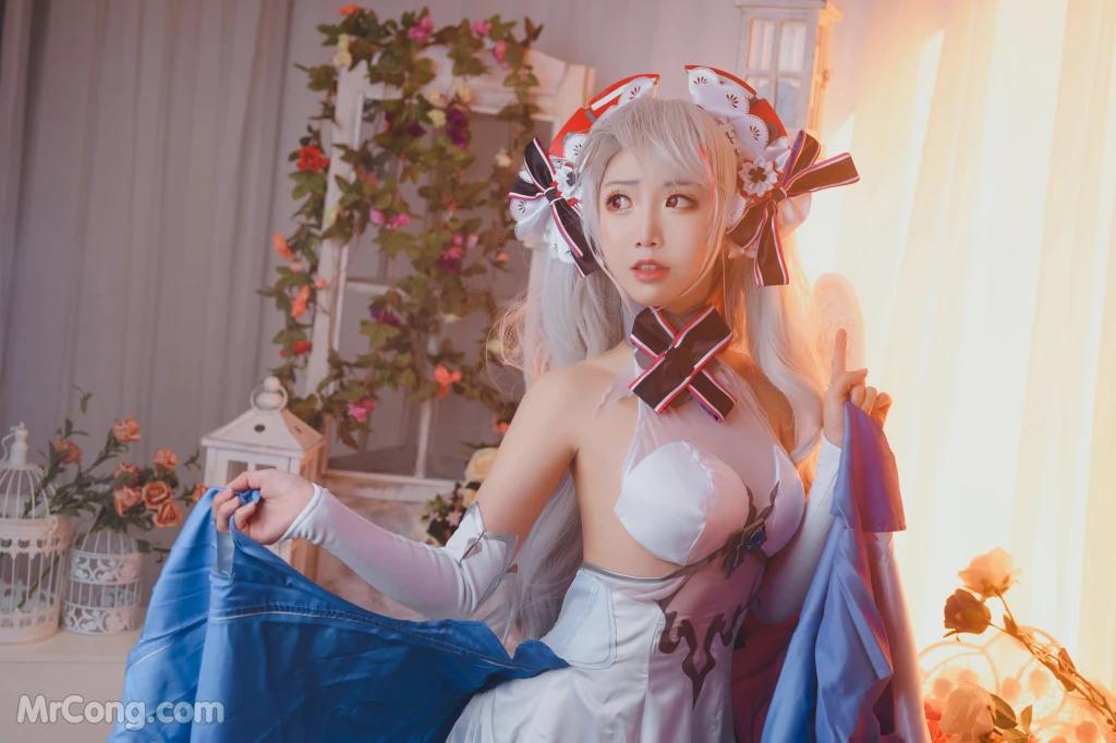 Coser@面饼仙儿 No.054: 欧根花嫁 (22 photos) – Page 2