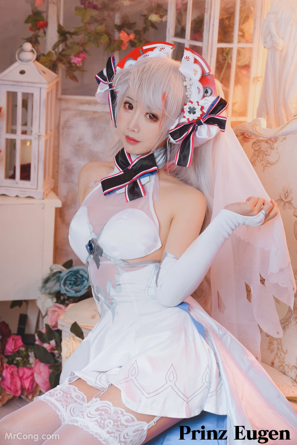 Coser@面饼仙儿 No.054: 欧根花嫁 (22 photos) – Page 2