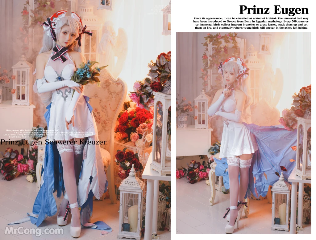 Coser@面饼仙儿 No.054: 欧根花嫁 (22 photos) – Page 2