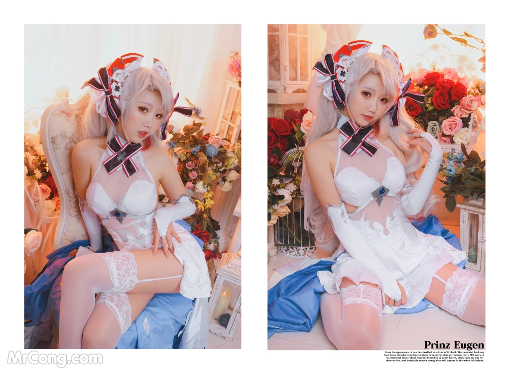 Coser@面饼仙儿 No.054: 欧根花嫁 (22 photos) – Page 2