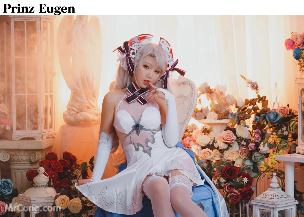 Coser@面饼仙儿 No.054: 欧根花嫁 (22 photos) – Page 2