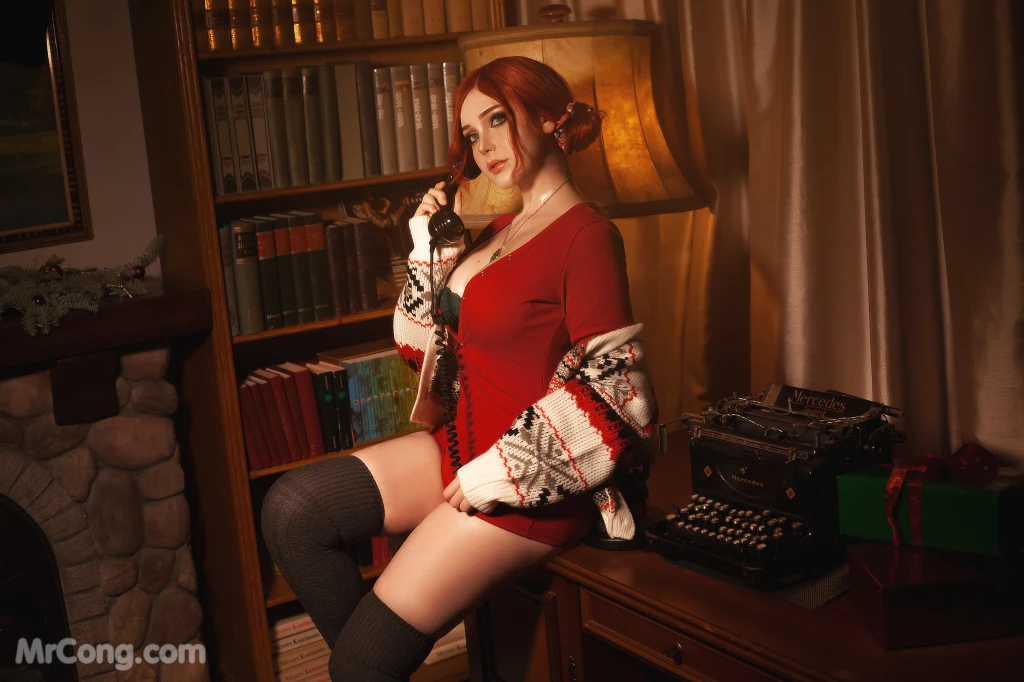 Coser@Sayathefox: Triss Christmas (10 photos)插图6