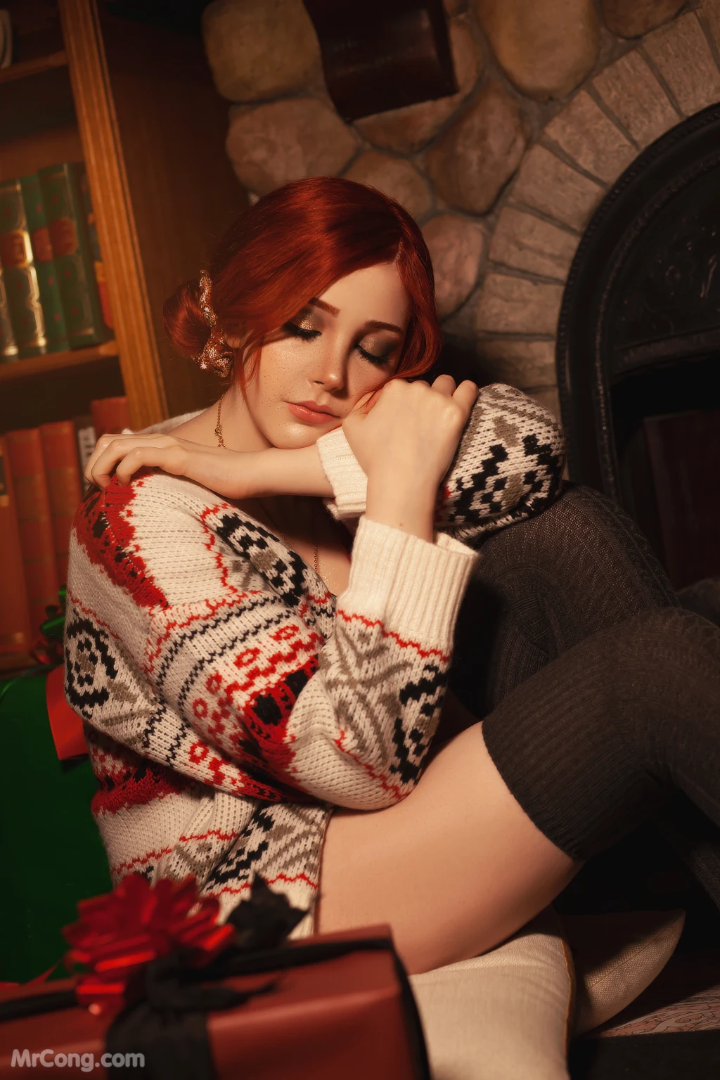 Coser@Sayathefox: Triss Christmas (10 photos)插图9