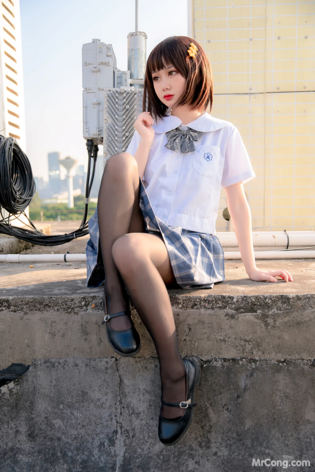 Coser@您的蛋蛋: 天台JK (41 photos) – Page 2