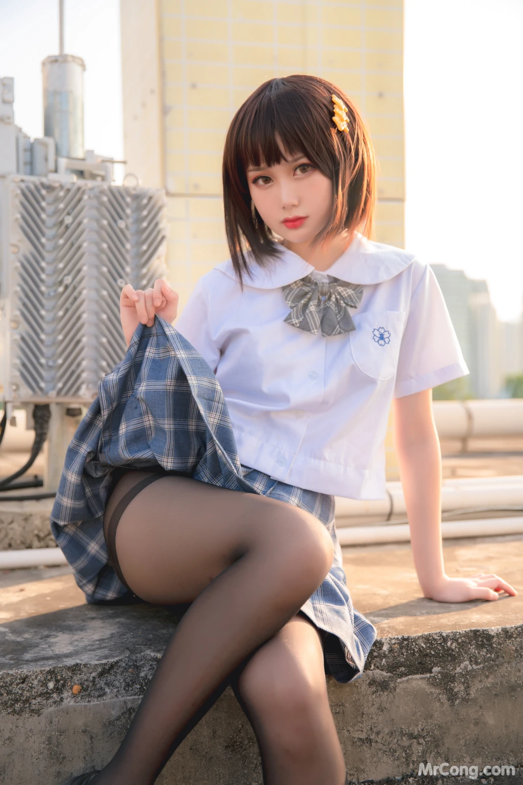 Coser@您的蛋蛋: 天台JK (41 photos) – Page 4