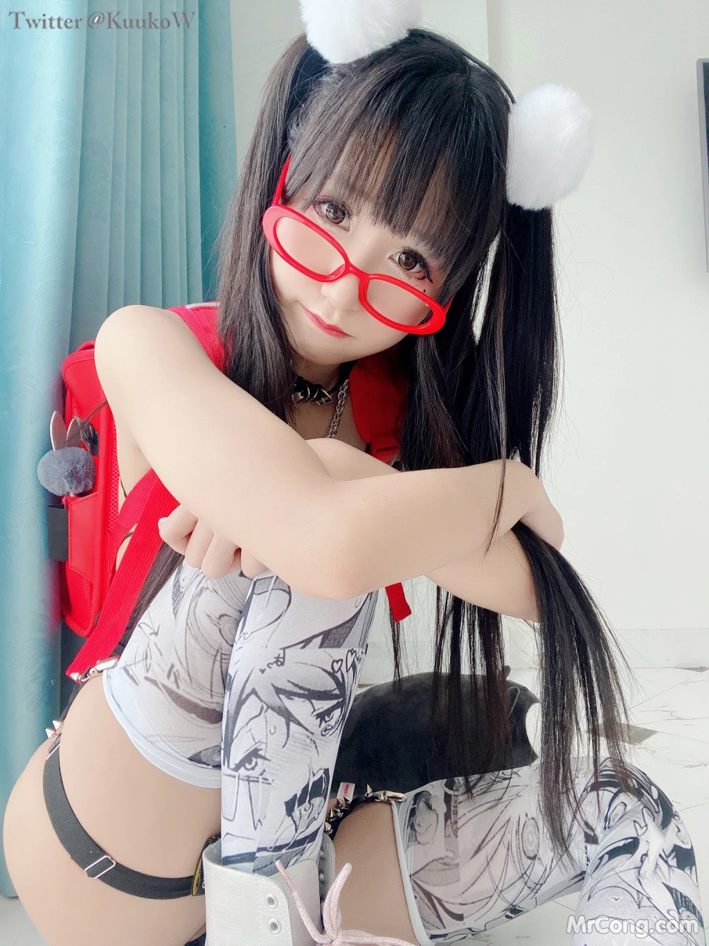 Coser@KuukoW No.033: Megane Chan (52 photos)插图3