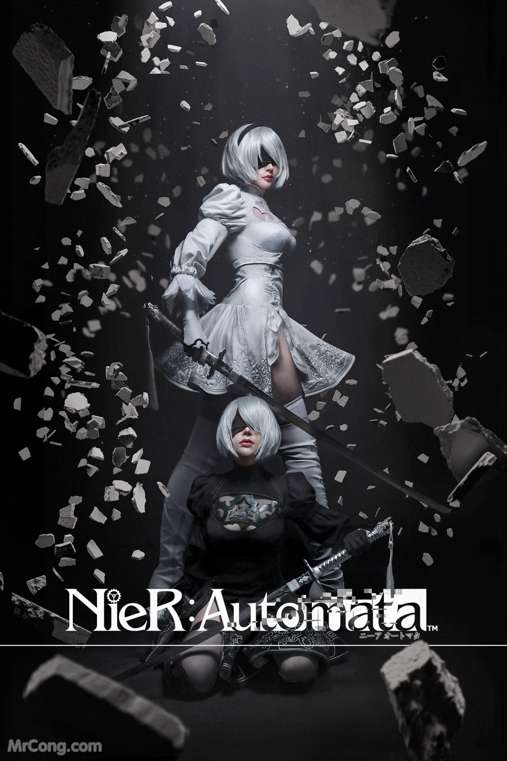 Coser@Sayathefox: 2B in The White Dress (10 photos)插图7