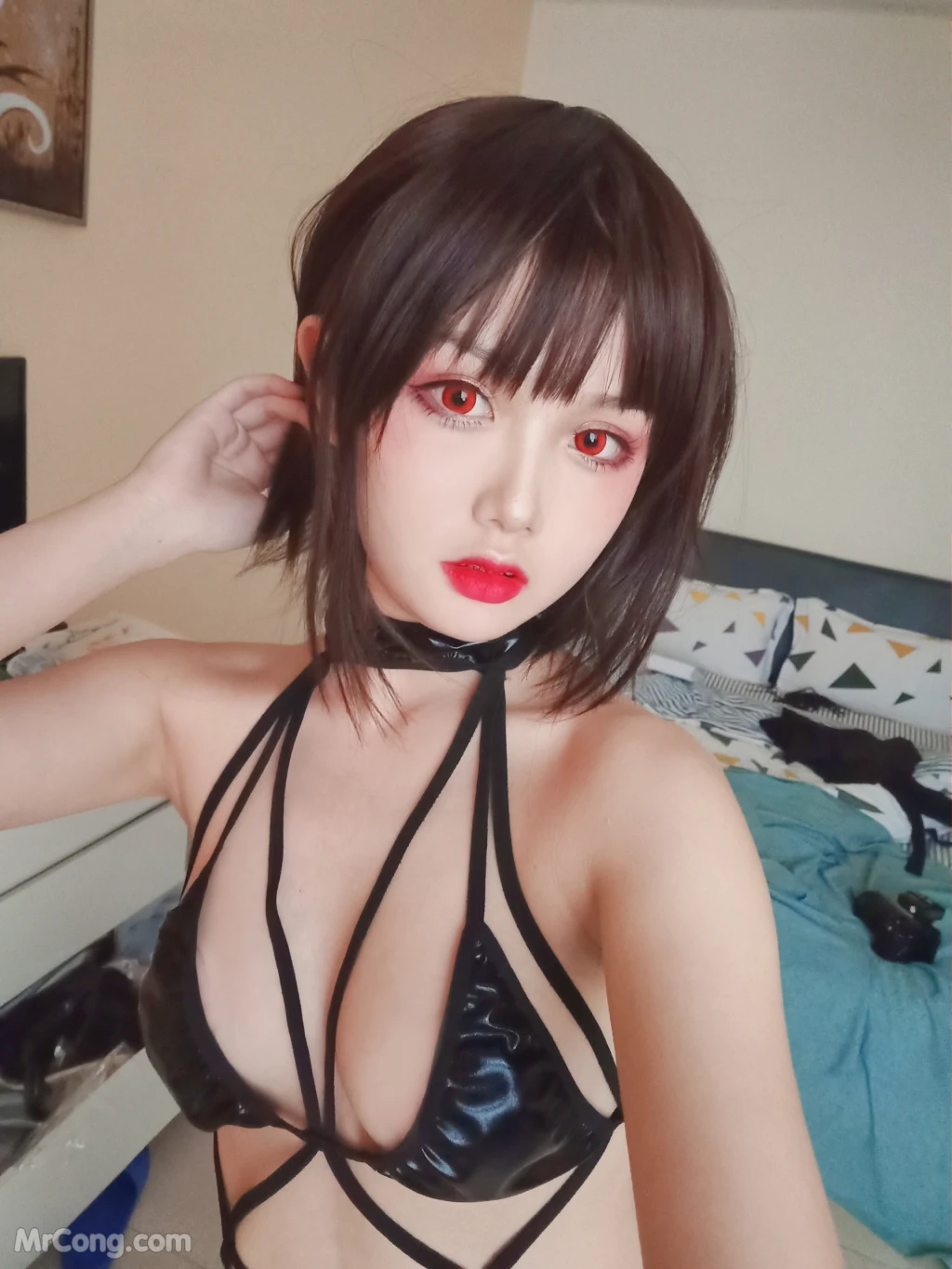 Coser@您的蛋蛋: 黑色连T裤 (33 photos + 7 videos) – Page 3
