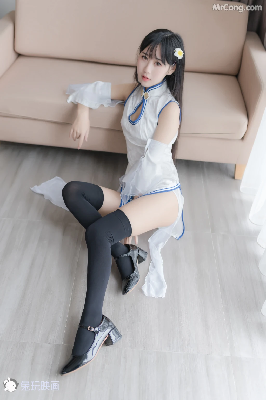 Cosplay@兔玩映画 Vol.046: 白色旗袍 (41 photos) – Page 2
